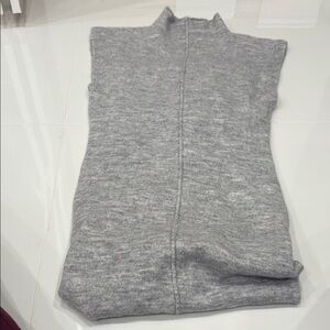 Size Small, brand new, Tags on, very soft Gray Sleeveless Turtleneck Sweater.